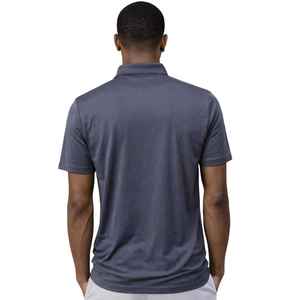 Camiseta Polo Personalizada para Hombre con Logotipo Bordado, Manga Corta, Algodón, Color Gris, Fabricante OEM, Venta al Por Mayor - Product Image 4