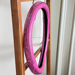 Funda de Cuero Genuino Premium para Volante, Estilo Western Hecha a Mano, Protector Universal Antideslizante y Duradero para Volante de Coche - Product Image 5