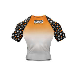 Custom Short <b>Sleeve</b> Men's MMA Rash Guard-Breathable Comfortable Custom Logo OEM Service High Quality Custom Color & Material - Product Image 5