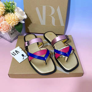 Sandali Donna Piatti Nuovi con Fondo Spesso, <span class=keywords><strong>Scarpe</strong></span> da Donna con Cinturino Singolo e Fibbia Metallica, Sandali alla Moda con Punta Aperta, Ciabatte Femminili - Product Image 2