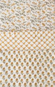 Tissu en coton tricoté de qualité supérieure, résistant à l'eau, à motif floral, poids moyen, pour vêtements, textiles de maison, housses de sac, pour filles - Vente en gros - Product Image 1
