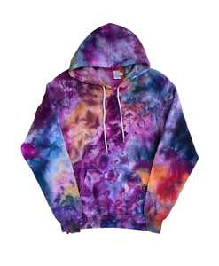 Sudadera con Capucha Tie Dye para Mujer, de Algodón Tejido, Estilo Casual para Otoño, con Bolsillos, Manga Larga - Product Image 1