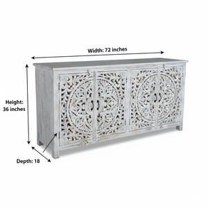 Aparador Ecológico Multiusos con Amplio Espacio de Almacenamiento para Comedor, Sala de Estar y Oficina Disponible para la Venta - Product Image 4
