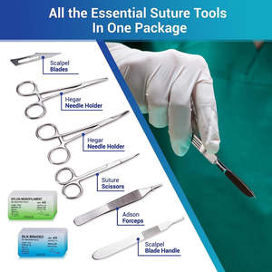 Kit de Práctica de Sutura Avanzado de 21 Piezas para Estudiantes de Medicina, Almohadillas de Sutura de Alta Calidad con Certificación CE de Blush Surgical - Product Image 5