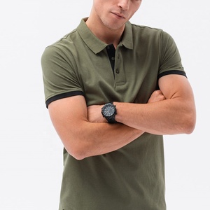 Camisas Casuales de Alta Calidad para Hombre, Colores Sólidos, Manga Corta, Ropa de Exterior, a la Moda, Tallas Grandes, Marca Privada, Estampado de Verano - Product Image 4
