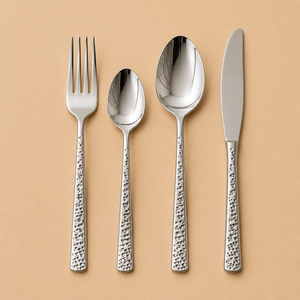 Hot Selling Twisted Handle Stainless Steel Flatware Set Mirror Finish Ergonomic Grip Durable Luxury Cutlery for Elegant Dining - Product Image 2