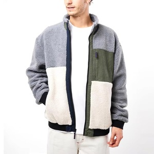 แจ็กเก็ตขนแกะ Sherpa สำหรับผู้ชายเสื้อแจ็กเก็ตขนแกะเชอร์ปาสำหรับสตรีทแวร์ทนทานและการเดินทางที่สะดวกสบายสำหรับผู้ชาย - Product Image 1
