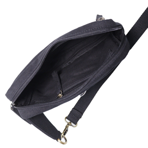 Custom Cotton Canvas Waist Bag | Adjustable Belt Bag | Fanny Pack for Travel Sports Hiking | OEM ODM Manufacturer India - Product Image 3