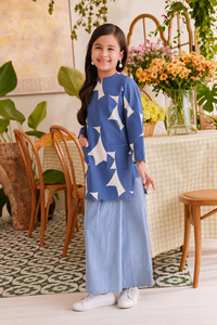 SIPO OEM Vente en gros Malaisie Kurung pour enfants en mousseline de soie, vêtements musulmans, Baju Kurung moderne pour enfants - Product Image 2