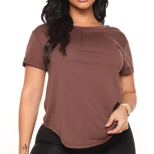Productos Más Vendidos, Camisetas para Mujer con MOQ Bajo, Tela Suave, para Uso en Verano y al Aire Libre, Camisetas para Mujer con Talla Personalizada - Product Image 1