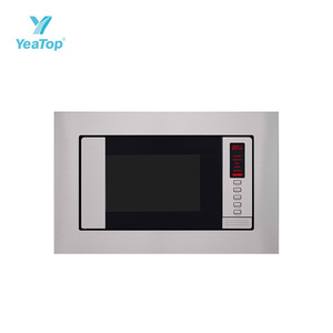 Horno <span class=keywords><strong>Microondas</strong></span> Digital Integrado de Acero Inoxidable de 20L de Fábrica OEM con Bloqueo de Seguridad para Niños - Product Image 1