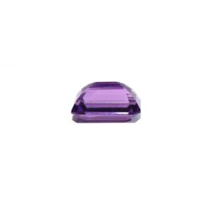 Loose Amethyst Gemstone 8.2 Carat Faceted Heart Cut for Fine Jewelry - Product Image 3