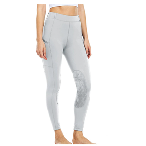 Leggings pour femmes modernes à taille haute, extensibles, légers, en polyester et coton respirant, avec support OEM - Product Image 4