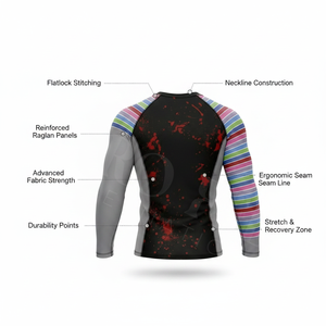 Maillot de compression athlétique imprimé en 3D pour la gym et le fitness, haute qualité, 300 GSM, polyester et élasthanne, design personnalisé, imprimé en 3D - Product Image 2
