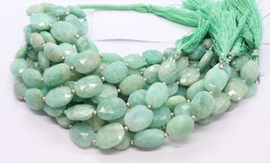 ลูกปัดอะเมโซไนต์ทรงรีเหลี่ยมเพชรพลอยธรรมชาติ AAA ขนาด 12x16 มม. ลูกปัดพลอยอะเมโซไนต์ 8 นิ้ว สำหรับทำเครื่องประดับ ขายส่ง - Product Image 6