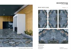 Carrelage en porcelaine poli brillant de qualité supérieure, grand format 600x1200, pour murs et sols, design moderne intérieur/extérieur - Product Image 5