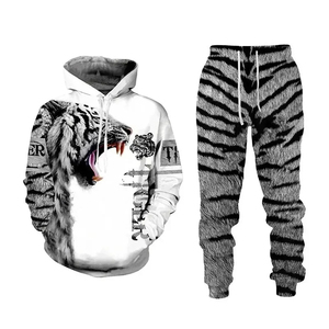 MANWA <b>LEATHERS</b> <b>Men's</b> Hoodies <b>Pants</b> Tracksuit Set Eco-Friendly Lightweight Breathable Polyester/Cotton Four-Way Stretch Fleece - Product Image 2