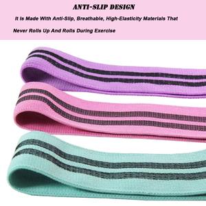 Bandes de résistance pour les hanches unisexes personnalisées OEM, bandes de résistance pour les hanches de haute qualité, bandes de résistance pour les hanches de yoga - Product Image 3