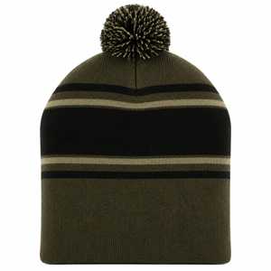 Bonnet unisexe décontracté style bonnet à visière, doux, tricoté, chaud, respirant, extensible, confortable, pour l'hiver et le quotidien - Product Image 1