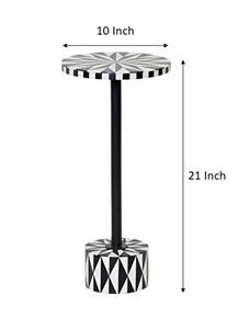 โต๊ะลิ้นชักฝังกระดูก ILAHI พร้อมขาตั้งทองเหลือง ดีไซน์ทันสมัย ตกแต่งด้วยหินอาเกต จัดเก็บได้สามชั้น เฟอร์นิเจอร์พกพาสำหรับบ้าน - Product Image 3