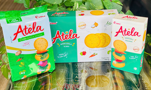 Produit de haute qualité Atela Vegetable Cracker 228g ODM OEM Fabricant Vietnamien Service d'échantillonnage - Product Image 5