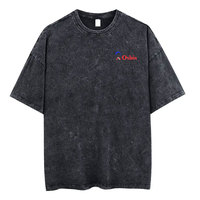 Nouveau design 2026 T-shirt délavé à l'acide, meilleure qualité, couleur personnalisée, coupe oversize pour homme