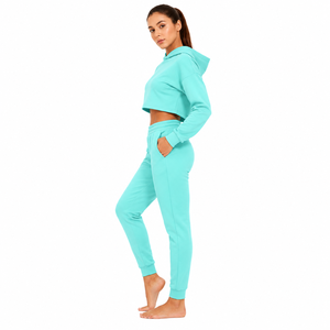 <b>woman</b> <b>crop</b> <b>hoodie</b> made with quality materials offering flexible movement breathable comfort and stylish casual everyday - Product Image 2