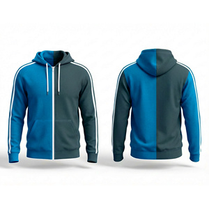 Full Zip Hoodie, Winter Fleece <b>Jacket</b>, OEM ODM Service <b>Men</b> Women Youth Training Hooded <b>Jacket</b> Sportswear - Product Image 6
