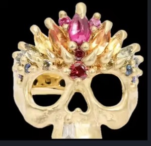 Anillo de Plata de Ley 925 con Turmalina Rosa, Precio al por Mayor REYES, Joyería Fina Personalizada con Baño de Rodio en Oro Amarillo de 14K - Product Image 1