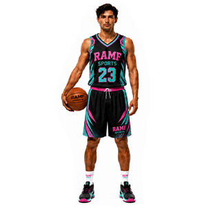 Uniforme de Baloncesto Profesional Personalizado en Color, Ligero, 100% Poliéster - Product Image 1