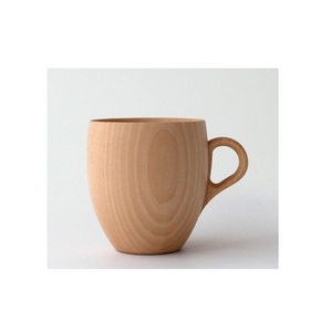 Wooden Mug Handmade Solid Wood Coffee <b>Cup</b> Natural Finish Rustic Style Eco Friendly Drinking Mug for Cafe Use - Product Image 1