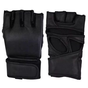 Guantes de Boxeo Profesionales de Medio Dedo, de Cuero PU, para Entrenamiento de Artes Marciales Mixtas, Karate, Muay Thai, Grappling y Sparring - Product Image 6