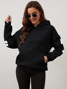 Sudadera con Capucha Negra Unisex con Estampado NY Blanco, Corte Regular, Ropa Casual de Invierno, 100% Algodón Felpa, Estilo Urbano - Product Image 5