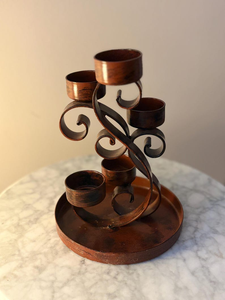 Designer Iron Metal <b>Candle</b> Holder with Durable Light Weight Holder 5 Tier for Home Decor, Gifting and Special Occasions - Product Image 5