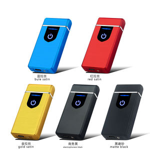 Encendedor Ligero con Sensor, Ultrafino, Recargable por USB, Doble Cara, Portátil, Táctil, Metálico - Product Image 6