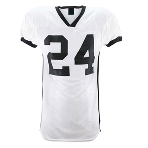 Nouveaux maillots de football américain personnalisés, uniformes à manches courtes, 100% polyester, unisexe, service OEM - Product Image 5
