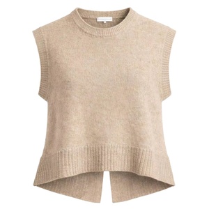 Knitwear Manufacturer Custom Spring New <b>Round</b> Neck Elegant Casual Female <b>Brushed</b> Knitted Cardigan Sweater for Women - Product Image 3