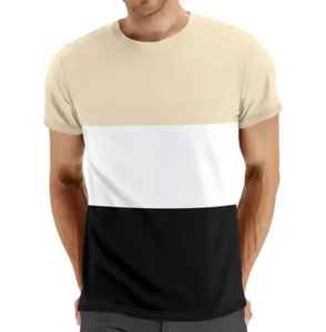 Camiseta de verano de manga corta, moderna, juvenil, estilo urbano, con logo personalizado, 100% algodón fresco. - Product Image 4