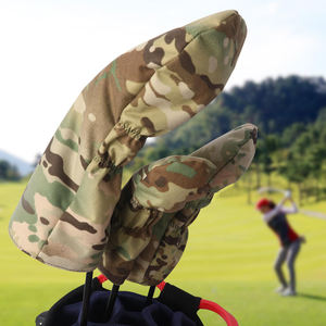 Funda Protectora para Cabeza de Driver de Golf de Cuero Genuino Impermeable de Alta Calidad, Números Personalizados Bordados, Cierre Elástico, Personalizable - Product Image 3