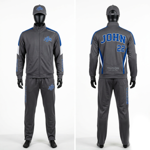 Premium 320 GSM Polyester Spandex Softball <b>Tracksuit</b> Teal <b>White</b> Panel Design Sublimation Custom Logo Athletic Set - Product Image 5