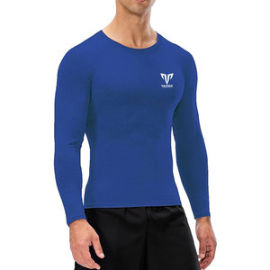 Chemises de compression d'hiver pour hommes, tricotées, en tissu respirant, coupe classique, conçues pour la salle de sport, l'entraînement et les performances sportives - Product Image 3