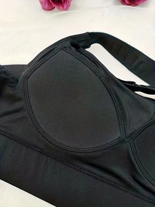 Soutien-gorge de sport pour femmes en gros, en nylon et élasthanne, respirant, confortable, anti-humidité, pour l'entraînement et le fitness, service OEM - Product Image 4