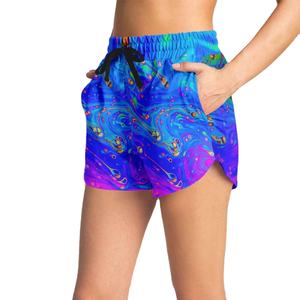 Pantalones Cortos Deportivos Transpirables de Cintura Alta para Mujer, Elásticos, que Absorben la Humedad, Ropa Deportiva de Alto Rendimiento, Sublimados - Product Image 3