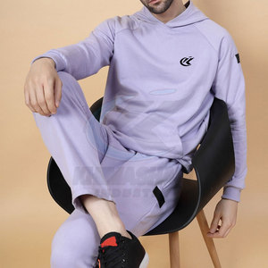 ชุดวอร์มผู้ชายแบบมีฮู้ด ผ้าโพลีเอสเตอร์ผสมคอตตอน ระบายอากาศได้ดี ทรงปกติ เหมาะสำหรับฤดูหนาว - Product Image 3