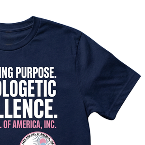 T-shirt graphique pour femme « Unwavering Purpose », en coton doux, col rond, manches courtes, décontracté, mode, vêtement de tous les jours - Product Image 3