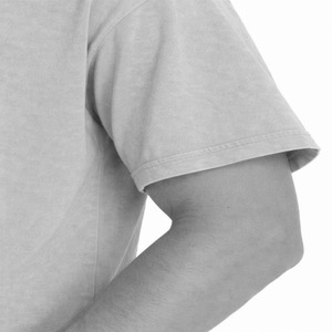 T-shirt Homme Oversize en Coton Lavé à Manches Courtes, Col Rond, Respirant, Grande Taille, Idéal pour l'Été – Qualité Supérieure - Product Image 4