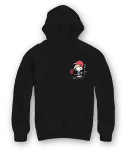Sweat-shirt à capuche personnalisé avec motif Peanuts Snoopy & Woodstock Samurai Premium, fabriqué directement à Sialkot, en vente en gros au Royaume-Uni, aux États-Unis et en Europe. - Product Image 3