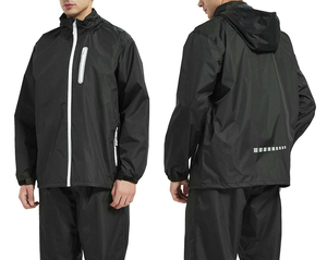 Traje Impermeable para Hombre, Ligero, con Capucha, Transpirable, Cortavientos, para Pesca, Senderismo y Ciclismo - Product Image 4