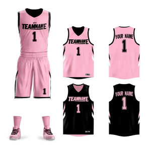 Uniformes de Baloncesto Personalizados de Fábrica para Clubes y Equipos de EE. UU., Conjuntos Impresos con el Último Diseño, Reversibles, Económicos, Colores y Logotipos Personalizados al 100% - Product Image 6