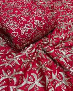 Luxury Sequin Embroidery Fabric <b>Mesh</b> <b>Net</b> Lace Fashion Textile For Women Garment Boutique And Wholesale Exporters - Product Image 6